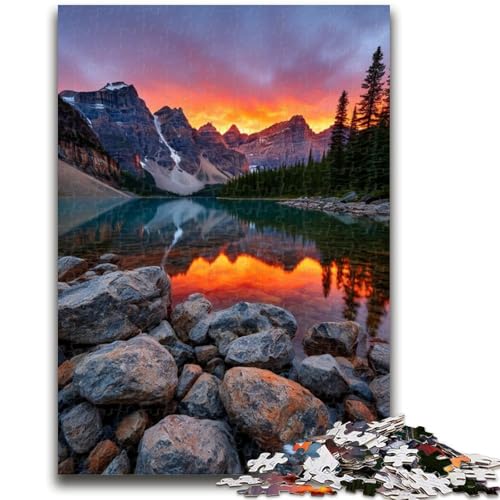 Wunderschöne Berge und Seen, 1000-teiliges Puzzle für Erwachsene und Jugendliche, Zeitvertreib zu Hause, stärkt die Liebe zwischen Paaren, 50x75cm Wunderschöne Berge und Seen, 1000-teiliges Puzzle für Erwachsene und Jugendliche, Zeitvertreib zu Hause, stärkt die Liebe zwischen Paaren, 50x75cm von ZKYUBEK