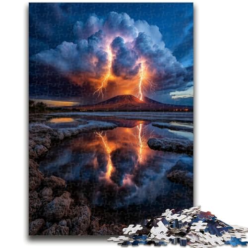 Wunderschöne Berge und Seen Puzzle 1000 Teile für Erwachsene, Spielzeug Lernspiele Stressabbau Wichtelgeschenke für Kinder ab 14 Jahren 26X38CM von ZKYUBEK