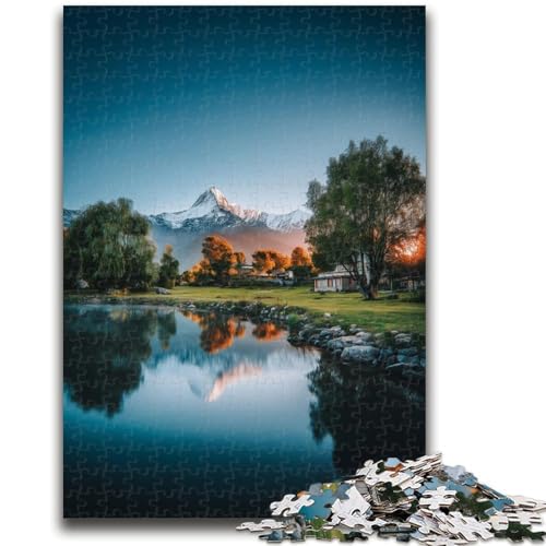 Wunderschöne Berge und Seen Puzzle für Erwachsene 1000 Teile Puzzle, Spielzeug Intellektuelles Spiel Künstler Sammlung, Bildende Kunst 50X75CM von ZKYUBEK
