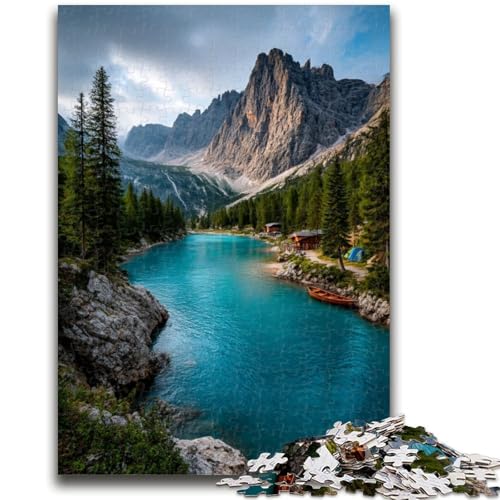 Wunderschöne Berge und Seen-Puzzles für Erwachsene, Staycation-Zeit totschlagen, jedes Teil ist einzigartig – anspruchsvolles Familienspaßspiel, 50x75cm Wunderschöne Berge und Seen-Puzzles für Erwachsene, Staycation-Zeit totschlagen, jedes Teil ist einzigartig – anspruchsvolles Familienspaßspiel, 50x75cm von ZKYUBEK