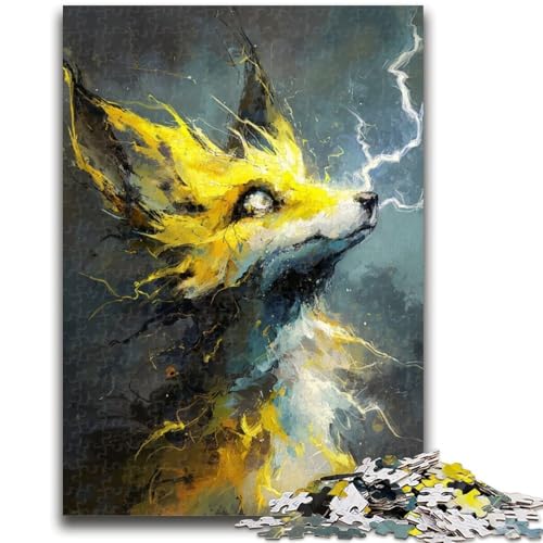 Yellow Fox Puzzle für Teenager, 1000 Teile, für Alter 14+, lustige Spiele, lustige Aktivitäten zu Hause, Geburtstagsgeschenke, Reisegeschenke, 50x75cm von ZKYUBEK