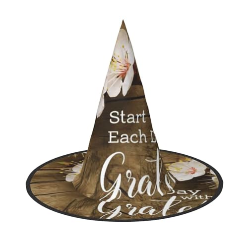 ZKZBDPLK Halloween-Hut mit inspirierenden Zitaten, dekorativer Hut für Halloween ZKZBDPLK Halloween-Hut mit inspirierenden Zitaten, dekorativer Hut für Halloween von ZKZBDPLK