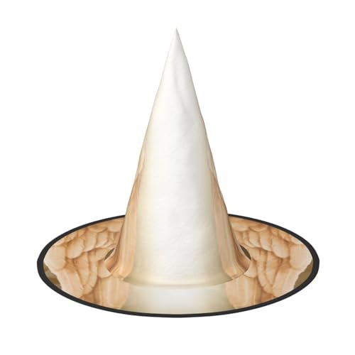 ZKZBDPLK Halloween-Spitzhut, Engelsflügel-Druck, Halloween-Dekohut von ZKZBDPLK
