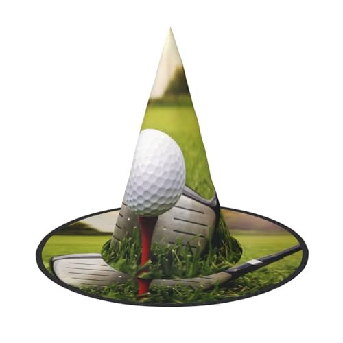 ZKZBDPLK Halloween-Spitzhut, Golfball-Druck, Halloween-dekorativer Hut ZKZBDPLK Halloween-Spitzhut, Golfball-Druck, Halloween-dekorativer Hut von ZKZBDPLK