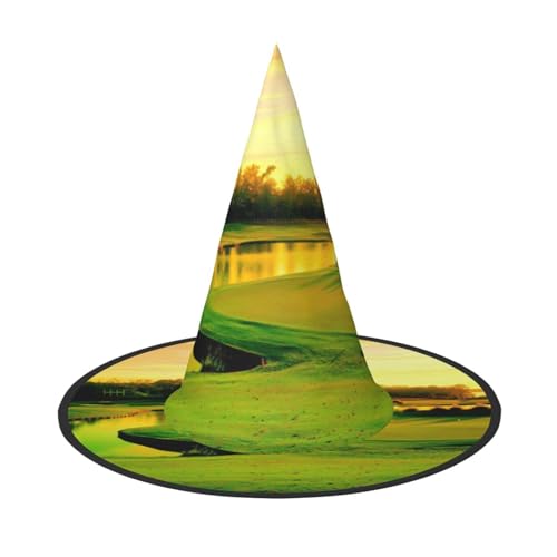 ZKZBDPLK Halloween-Spitzhut, Golfplatz-Druck, Halloween-dekorativer Hut ZKZBDPLK Halloween-Spitzhut, Golfplatz-Druck, Halloween-dekorativer Hut von ZKZBDPLK