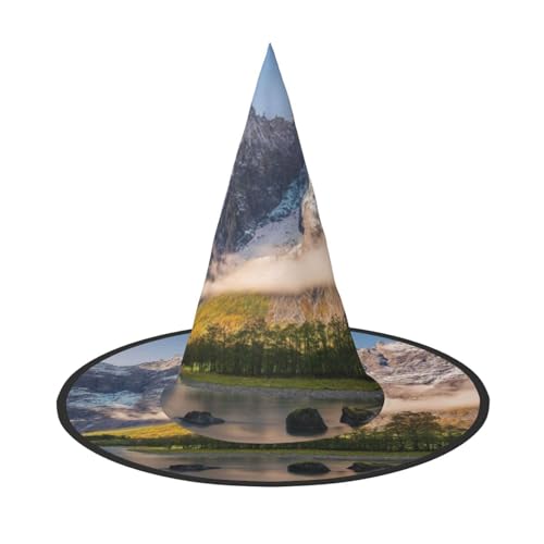 ZKZBDPLK Halloween-Spitzhut, Reise, Berglandschaft, Druck, Halloween-dekorativer Hut ZKZBDPLK Halloween-Spitzhut, Reise, Berglandschaft, Druck, Halloween-dekorativer Hut von ZKZBDPLK