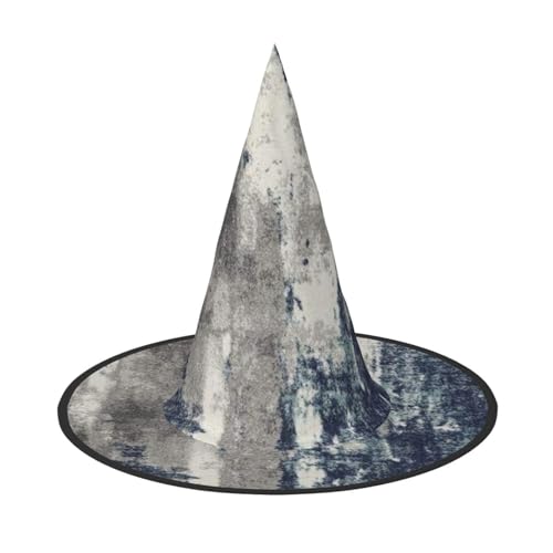 ZKZBDPLK Halloween-Spitzhut, abstrakter blauer Druck, Halloween-Dekohut von ZKZBDPLK