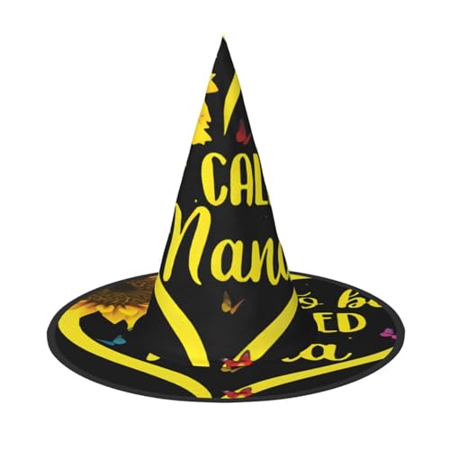 ZKZBDPLK Halloween-Spitzhut, gesegnet zu sein, Sonnenblumen-Druck, Halloween-Dekohut ZKZBDPLK Halloween-Spitzhut, gesegnet zu sein, Sonnenblumen-Druck, Halloween-Dekohut von ZKZBDPLK