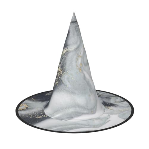 ZKZBDPLK Halloween-Spitzhut, grauer Marmor-Streifen-Druck, Halloween-Dekohut ZKZBDPLK Halloween-Spitzhut, grauer Marmor-Streifen-Druck, Halloween-Dekohut von ZKZBDPLK