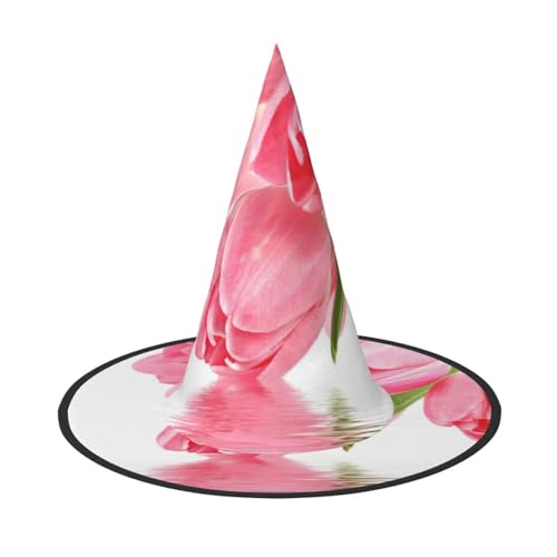 ZKZBDPLK Halloween-Spitzhut, hübscher rosa Blumendruck, Halloween-dekorativer Hut ZKZBDPLK Halloween-Spitzhut, hübscher rosa Blumendruck, Halloween-dekorativer Hut von ZKZBDPLK