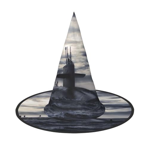 ZKZBDPLK Halloween-Spitzhut, riesiger Nuklearschiff-Druck, Halloween-dekorativer Hut ZKZBDPLK Halloween-Spitzhut, riesiger Nuklearschiff-Druck, Halloween-dekorativer Hut von ZKZBDPLK