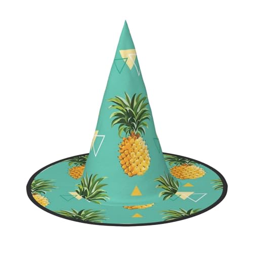 ZKZBDPLK Halloween-Spitzhut, tropische Früchte, Ananas-Druck, Halloween-dekorativer Hut ZKZBDPLK Halloween-Spitzhut, tropische Früchte, Ananas-Druck, Halloween-dekorativer Hut von ZKZBDPLK