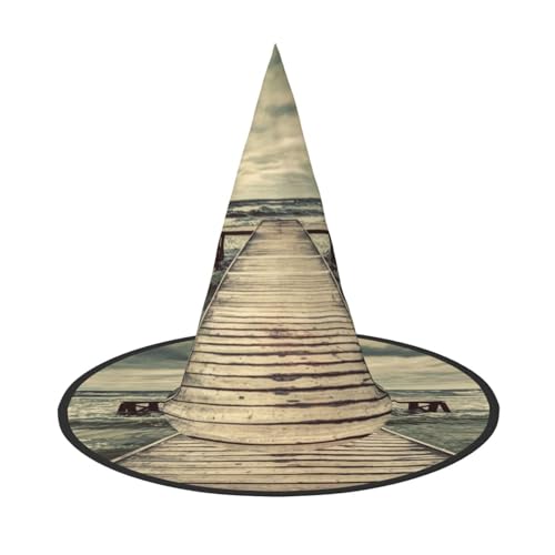 ZKZBDPLK Halloween Spitzhut Küstensteg Druck Halloween Deko Hut ZKZBDPLK Halloween Spitzhut Küstensteg Druck Halloween Deko Hut von ZKZBDPLK