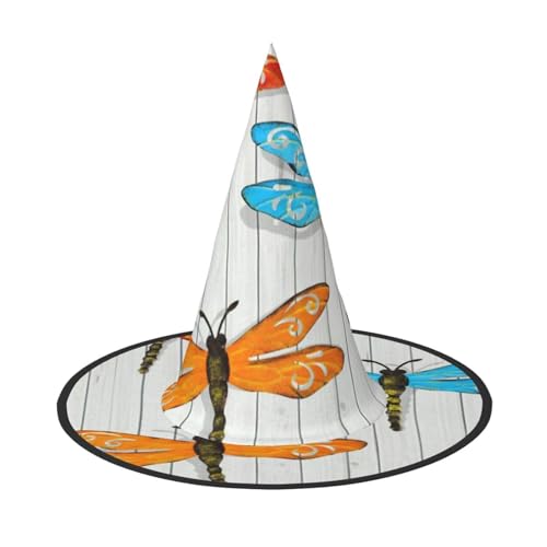ZKZBDPLK Halloween Spitzhut Libelle Zaun Druck Halloween Deko Hut ZKZBDPLK Halloween Spitzhut Libelle Zaun Druck Halloween Deko Hut von ZKZBDPLK