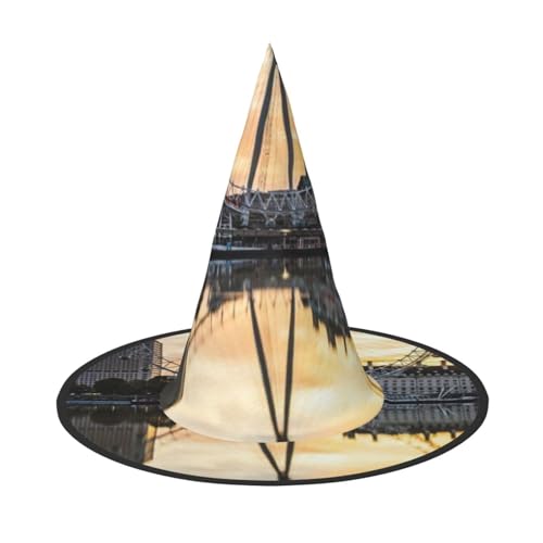 ZKZBDPLK Halloween Spitzhut London Eye Print Halloween Deko Hut ZKZBDPLK Halloween Spitzhut London Eye Print Halloween Deko Hut von ZKZBDPLK
