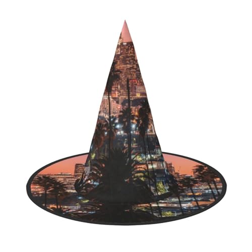 ZKZBDPLK Halloween Spitzhut Los Angeles Palmen Druck Halloween Deko Hut ZKZBDPLK Halloween Spitzhut Los Angeles Palmen Druck Halloween Deko Hut von ZKZBDPLK