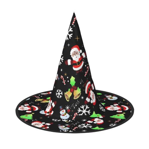 ZKZBDPLK Halloween Spitzhut Merry Christmas Print Halloween Deko Hut ZKZBDPLK Halloween Spitzhut Merry Christmas Print Halloween Deko Hut von ZKZBDPLK