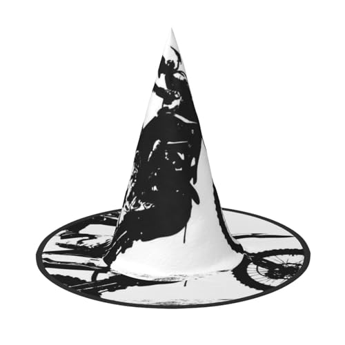 ZKZBDPLK Halloween Spitzhut Reiter Rennwagen Druck Halloween Deko Hut ZKZBDPLK Halloween Spitzhut Reiter Rennwagen Druck Halloween Deko Hut von ZKZBDPLK