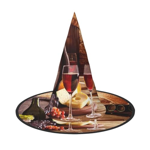 ZKZBDPLK Halloween Spitzhut Rotweinkeller Druck Halloween Deko Hut ZKZBDPLK Halloween Spitzhut Rotweinkeller Druck Halloween Deko Hut von ZKZBDPLK