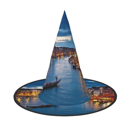 ZKZBDPLK Halloween Spitzhut Venedig Nacht Druck Halloween Deko Hut ZKZBDPLK Halloween Spitzhut Venedig Nacht Druck Halloween Deko Hut von ZKZBDPLK