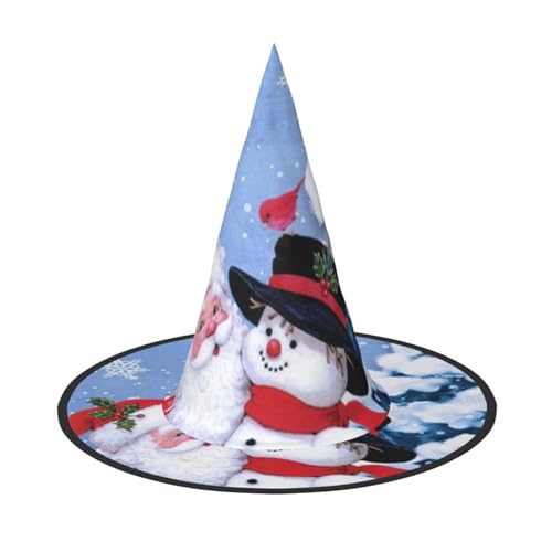 ZKZBDPLK Halloween Spitzhut Weihnachten Weihnachtsmann Schneemann Druck Halloween Dekorative Hut ZKZBDPLK Halloween Spitzhut Weihnachten Weihnachtsmann Schneemann Druck Halloween Dekorative Hut von ZKZBDPLK