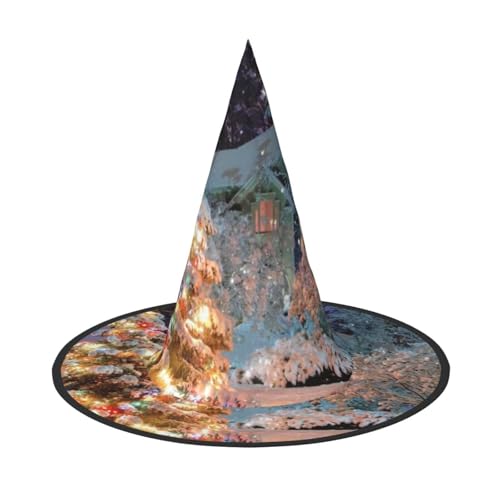 ZKZBDPLK Halloween Spitzhut Weihnachtsbaum Schnee Druck Halloween Deko Hut ZKZBDPLK Halloween Spitzhut Weihnachtsbaum Schnee Druck Halloween Deko Hut von ZKZBDPLK