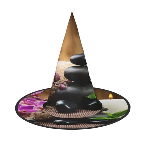 ZKZBDPLK Halloween Spitzhut Zen Stein Druck Halloween Deko Hut ZKZBDPLK Halloween Spitzhut Zen Stein Druck Halloween Deko Hut von ZKZBDPLK