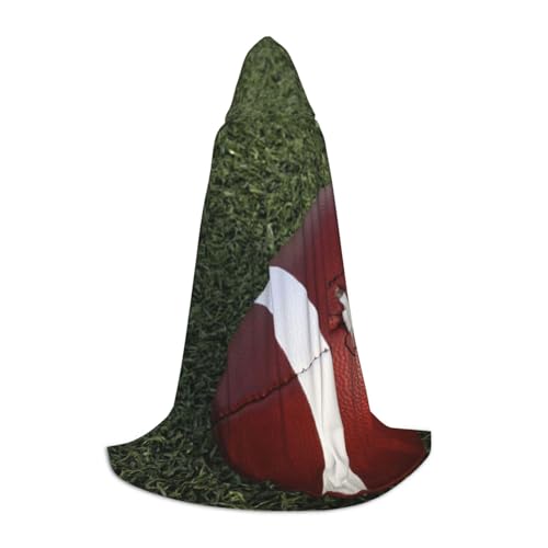 Zkzbdplk American Football bedruckter langer Kapuzenumhang für Teenager, Cosplay, Rollenparty, Festival, Halloween-Kostüme Zkzbdplk American Football bedruckter langer Kapuzenumhang für Teenager, Cosplay, Rollenparty, Festival, Halloween-Kostüme von ZKZBDPLK
