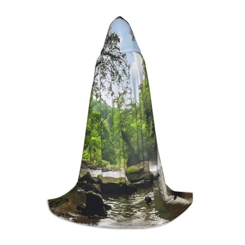 Zkzbdplk Berg-Wasserfall-bedruckter langer Kapuzenumhang für Teenager, Cosplay, Rollenparty, Festival, Halloween-Kostüme Zkzbdplk Berg-Wasserfall-bedruckter langer Kapuzenumhang für Teenager, Cosplay, Rollenparty, Festival, Halloween-Kostüme von ZKZBDPLK