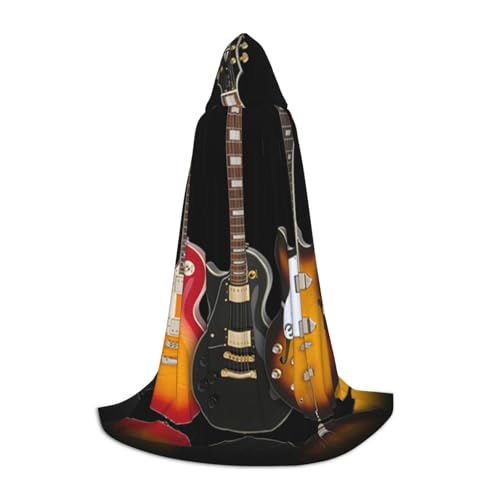 Zkzbdplk E-Gitarre bedruckter langer Kapuzenumhang für Teenager, Cosplay, Rollenparty, Festival, Halloween-Kostüme Zkzbdplk E-Gitarre bedruckter langer Kapuzenumhang für Teenager, Cosplay, Rollenparty, Festival, Halloween-Kostüme von ZKZBDPLK