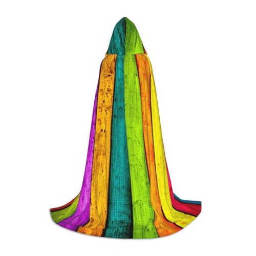 Zkzbdplk Farbiges Holzbrett, bedruckt, langer Kapuzenumhang für Teenager, Cosplay, Rollenparty, Festival, Halloween-Kostüme Zkzbdplk Farbiges Holzbrett, bedruckt, langer Kapuzenumhang für Teenager, Cosplay, Rollenparty, Festival, Halloween-Kostüme von ZKZBDPLK