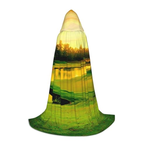 Zkzbdplk Golfplatz-bedruckter langer Kapuzenumhang für Teenager, Cosplay, Rollenparty, Festival, Halloween-Kostüme Zkzbdplk Golfplatz-bedruckter langer Kapuzenumhang für Teenager, Cosplay, Rollenparty, Festival, Halloween-Kostüme von ZKZBDPLK