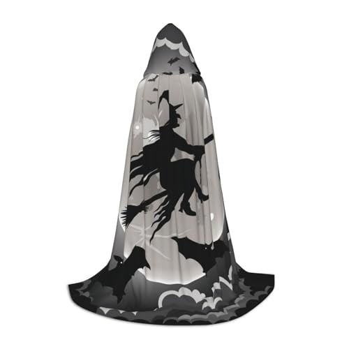 Zkzbdplk Halloween-Hexen-bedruckter langer Kapuzenumhang für Teenager, Cosplay, Rollenparty, Festival, Halloween-Kostüme Zkzbdplk Halloween-Hexen-bedruckter langer Kapuzenumhang für Teenager, Cosplay, Rollenparty, Festival, Halloween-Kostüme von ZKZBDPLK