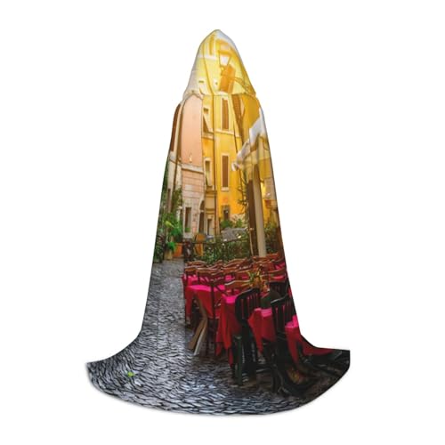 Zkzbdplk Italienischer alter Straßen-bedruckter langer Kapuzenumhang für Teenager, Cosplay, Rollenparty, Festival, Halloween-Kostüme Zkzbdplk Italienischer alter Straßen-bedruckter langer Kapuzenumhang für Teenager, Cosplay, Rollenparty, Festival, Halloween-Kostüme von ZKZBDPLK