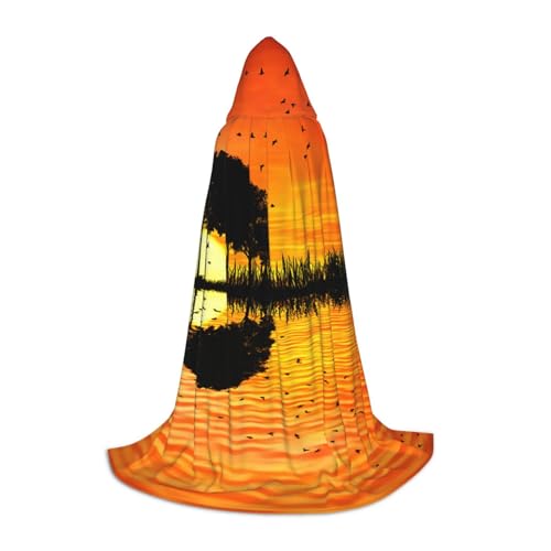 Zkzbdplk Lake Guitar Reflection Printed Long Hooded Cape For Teens Cosplay Role Party Festival Halloween Costumes Zkzbdplk Lake Guitar Reflection Printed Long Hooded Cape For Teens Cosplay Role Party Festival Halloween Costumes von ZKZBDPLK