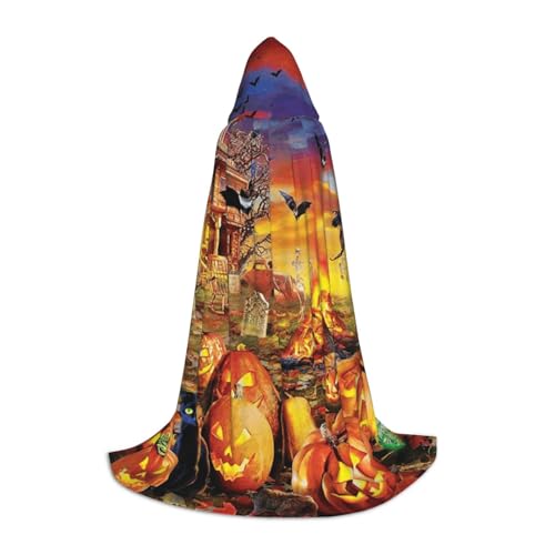 Zkzbdplk Langer Halloween-Umhang mit Totenkopf-Motiv, für Teenager, Cosplay, Rollenparty, Festival, Halloween-Kostüme Zkzbdplk Langer Halloween-Umhang mit Totenkopf-Motiv, für Teenager, Cosplay, Rollenparty, Festival, Halloween-Kostüme von ZKZBDPLK
