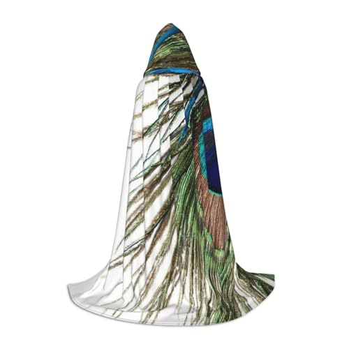 Zkzbdplk Langer Kapuzenumhang mit Feder für Teenager, Cosplay, Rollenparty, Festival, Halloween-Kostüme Zkzbdplk Langer Kapuzenumhang mit Feder für Teenager, Cosplay, Rollenparty, Festival, Halloween-Kostüme von ZKZBDPLK