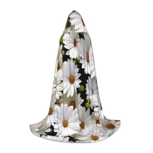 Zkzbdplk Langer Kapuzenumhang mit Gänseblümchen für Teenager, Cosplay, Rollenparty, Festival, Halloween-Kostüme Zkzbdplk Langer Kapuzenumhang mit Gänseblümchen für Teenager, Cosplay, Rollenparty, Festival, Halloween-Kostüme von ZKZBDPLK