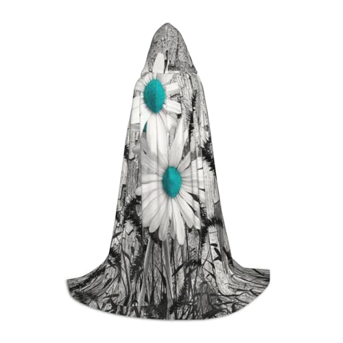 Zkzbdplk Langer Kapuzenumhang mit Gänseblümchen für Teenager, Cosplay, Rollenparty, Festival, Halloween-Kostüme Zkzbdplk Langer Kapuzenumhang mit Gänseblümchen für Teenager, Cosplay, Rollenparty, Festival, Halloween-Kostüme von ZKZBDPLK