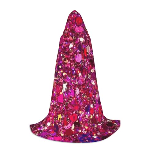 Zkzbdplk Langer Kapuzenumhang mit Glitzermuster für Teenager, Cosplay, Rollenparty, Festival, Halloween-Kostüme Zkzbdplk Langer Kapuzenumhang mit Glitzermuster für Teenager, Cosplay, Rollenparty, Festival, Halloween-Kostüme von ZKZBDPLK