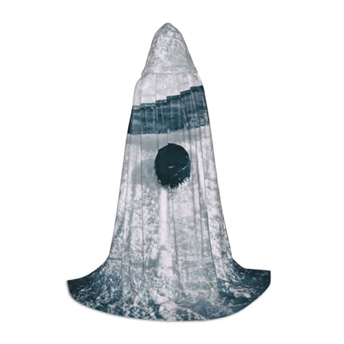 Zkzbdplk Langer Kapuzenumhang mit Hockey-Motiv, bedruckt, für Teenager, Cosplay, Rollenparty, Festival, Halloween-Kostüme Zkzbdplk Langer Kapuzenumhang mit Hockey-Motiv, bedruckt, für Teenager, Cosplay, Rollenparty, Festival, Halloween-Kostüme von ZKZBDPLK