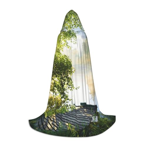 Zkzbdplk Langer Kapuzenumhang mit Landschaftsbäumen für Teenager, Cosplay, Rollenparty, Festival, Halloween-Kostüme Zkzbdplk Langer Kapuzenumhang mit Landschaftsbäumen für Teenager, Cosplay, Rollenparty, Festival, Halloween-Kostüme von ZKZBDPLK