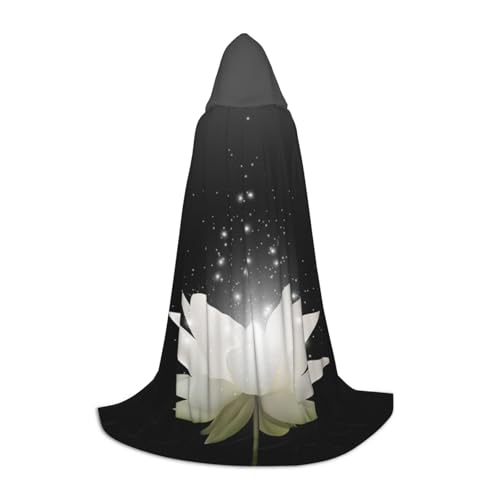 Zkzbdplk Langer Kapuzenumhang mit Lotusblüte für Teenager, Cosplay, Rollenparty, Festival, Halloween-Kostüme Zkzbdplk Langer Kapuzenumhang mit Lotusblüte für Teenager, Cosplay, Rollenparty, Festival, Halloween-Kostüme von ZKZBDPLK