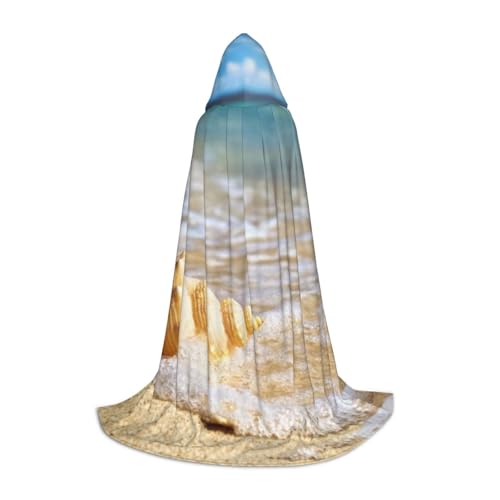 Zkzbdplk Langer Kapuzenumhang mit Meeresmuschel, bedruckt, für Teenager, Cosplay, Rollenparty, Festival, Halloween-Kostüme Zkzbdplk Langer Kapuzenumhang mit Meeresmuschel, bedruckt, für Teenager, Cosplay, Rollenparty, Festival, Halloween-Kostüme von ZKZBDPLK