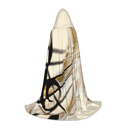 Zkzbdplk Langer Kapuzenumhang mit Musiknoten-Druck, für Teenager, Cosplay, Rolle, Party, Festival, Halloween-Kostüme Zkzbdplk Langer Kapuzenumhang mit Musiknoten-Druck, für Teenager, Cosplay, Rolle, Party, Festival, Halloween-Kostüme von ZKZBDPLK