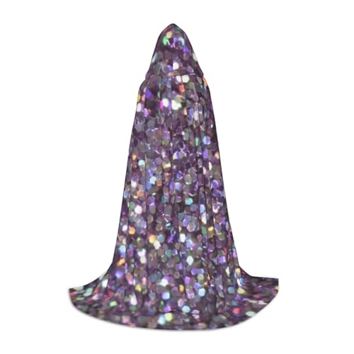 Zkzbdplk Langer Kapuzenumhang mit Paillettenmuster für Teenager, Cosplay, Rollenparty, Festival, Halloween-Kostüme Zkzbdplk Langer Kapuzenumhang mit Paillettenmuster für Teenager, Cosplay, Rollenparty, Festival, Halloween-Kostüme von ZKZBDPLK
