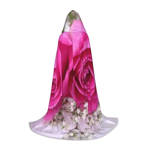 Zkzbdplk Langer Kapuzenumhang mit Rosenmuster, für Teenager, Cosplay, Rollenparty, Festival, Halloween-Kostüme Zkzbdplk Langer Kapuzenumhang mit Rosenmuster, für Teenager, Cosplay, Rollenparty, Festival, Halloween-Kostüme von ZKZBDPLK