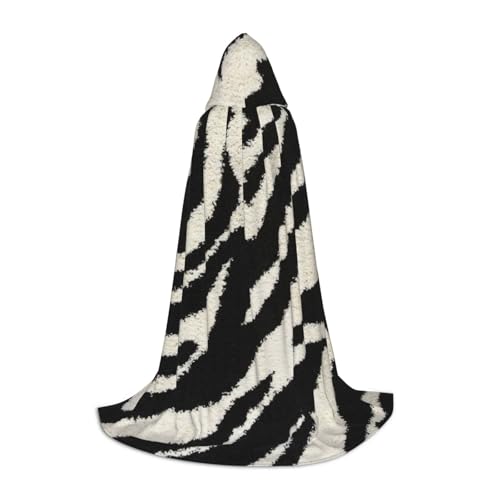 Zkzbdplk Langer Kapuzenumhang mit Zebra-Tierdruck, für Teenager, Cosplay, Rollenparty, Festival, Halloween-Kostüme Zkzbdplk Langer Kapuzenumhang mit Zebra-Tierdruck, für Teenager, Cosplay, Rollenparty, Festival, Halloween-Kostüme von ZKZBDPLK