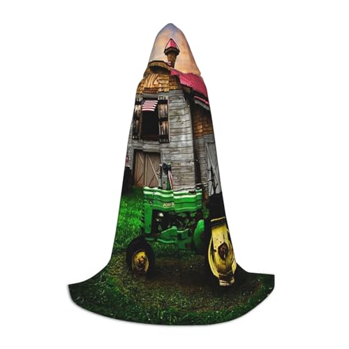 Zkzbdplk Langer Kapuzenumhang mit altem Traktor für Teenager, Cosplay, Rollenparty, Festival, Halloween-Kostüme Zkzbdplk Langer Kapuzenumhang mit altem Traktor für Teenager, Cosplay, Rollenparty, Festival, Halloween-Kostüme von ZKZBDPLK