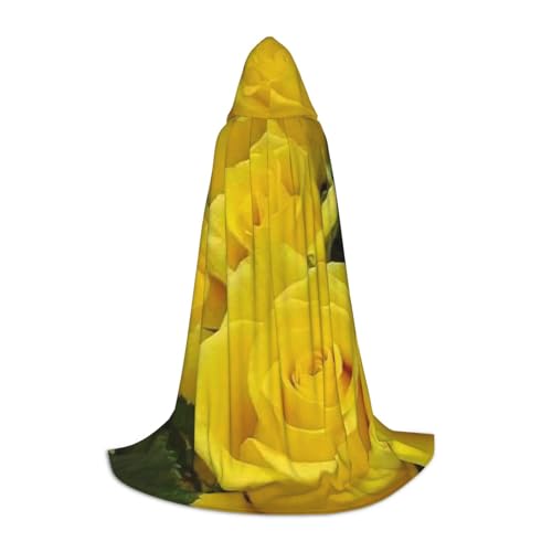 Zkzbdplk Langer Kapuzenumhang mit gelben Rosen, bedruckt, für Teenager, Cosplay, Rollenparty, Festival, Halloween-Kostüme Zkzbdplk Langer Kapuzenumhang mit gelben Rosen, bedruckt, für Teenager, Cosplay, Rollenparty, Festival, Halloween-Kostüme von ZKZBDPLK
